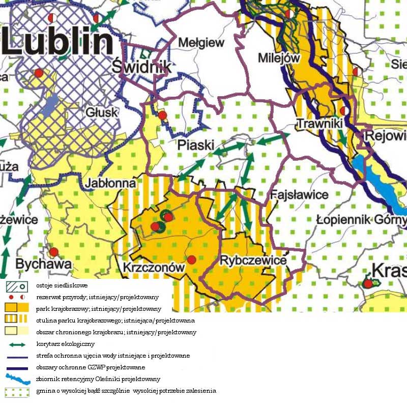obszary chronione na terenie powiatu swidnickiego